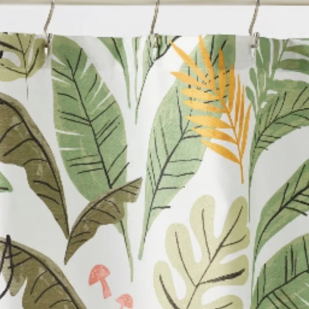 PILLOWFORT NWT botanical kids shower curtain -multi -72”